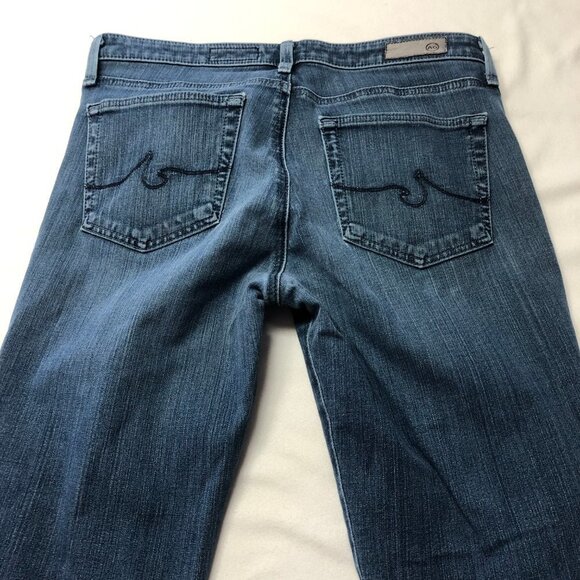 AG Adriano Goldschmied The Prima Mid-Rise Cigarette Blue Jean 27R - Picture 3 of 13